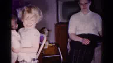 Hagerstown Maryland USA (1959): A Child Is Go To Mother And Family Members Are