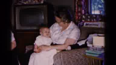 Hagerstown Maryland USA (1959): Beautiful Baby Fawned Upon By The Loving Family In