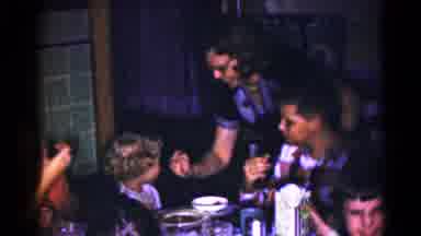 Hagerstown Maryland USA (1959): Family Lunch Very Lively With Friends And Good