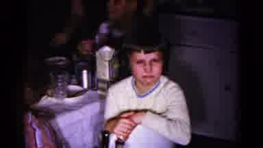 Hagerstown Maryland USA (1959): Children Eating On The Table