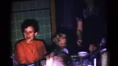 Hagerstown Maryland USA (1959): Family Around The Table Making Memories