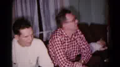 Hagerstown Maryland USA (1959): Friends Chat Animatedly Inside Your Home On A Day