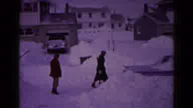 Hagerstown Maryland USA (1959): A Man And Woman Walking In The Snow To Their Car