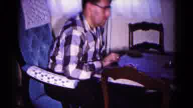 Hagerstown Maryland USA (1959): The Two People Was Playing Rummy