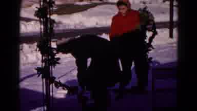 Hagerstown Maryland USA (1959): One Adult And One Youth Wrap Evergreen Garland