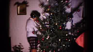 Hagerstown Maryland USA (1959): The Peoples Are Decorating The Trees For