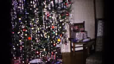 Hagerstown Maryland USA (1959): Wrapped Gifts Under A Decorated Christmas Tree