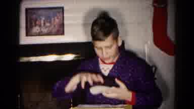 Hagerstown Maryland USA (1959): Kids Playing With Various Gifts Right Inside Their