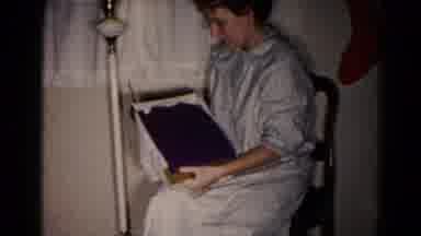 Hagerstown Maryland USA (1959): The Girl Is Opening The Gift Box Very Eagerly