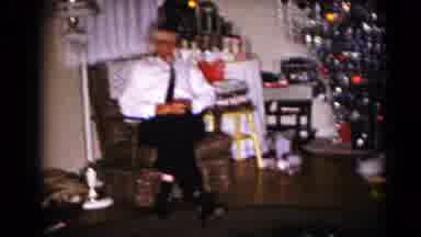 Hagerstown Maryland USA (1959): Three Adults And Three Children Sitting In Living