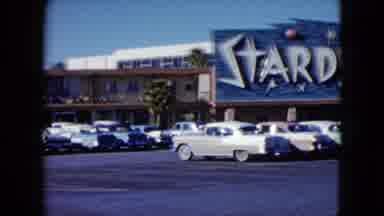 Nevada USA (1959): View Of Cars Parked In Stardust Casino Parking Lot On A Sunny