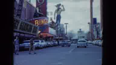 Nevada USA (1959): A Classic View Of The City Central Decades Ago