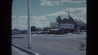 Nevada USA (1959): Driving Down The Road And Taking In The Sights Of The Motels