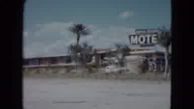 Nevada USA (1959): Large Advertisements Hotels And Motels On The Road Place With