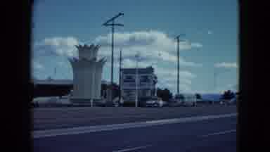 Nevada USA (1959): Passing View Of White Crown Object On A Clear Day
