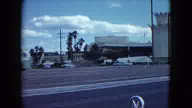 Nevada USA (1959): Car Ride Through A Town In The United States Around The 1960'S