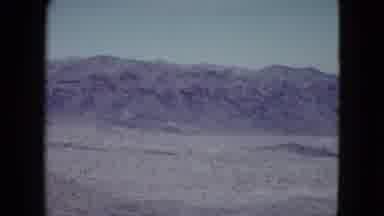 Nevada USA (1959): A Panoramic View Of Mountains In The Desert