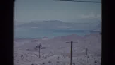 Nevada USA (1959): A Slow Moving View Of A Vast Desert With Lots Of Small Bushes