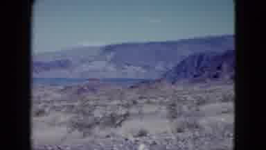 Nevada USA (1959): Mountain Old Nature Greenery Water Sea View Far Clouds Hills