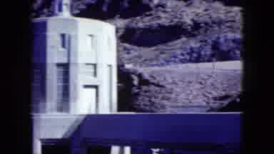 Nevada USA (1959): Old Stone Building Located In The Mountains That Has A Unique