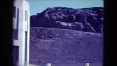Nevada USA (1959): Industrial Building Surrounded By High Chain Link Fencing In