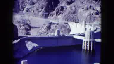 Nevada USA (1959): View Of Hoover Dam On A Bright Sunny Day