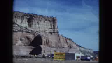 Nevada USA (1959): Seen From A Car Traveling Along A Busy Road Passing A Busy Bar