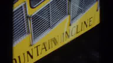 Nevada USA (1959): A Yellow Smokescreen Stands On The Rails