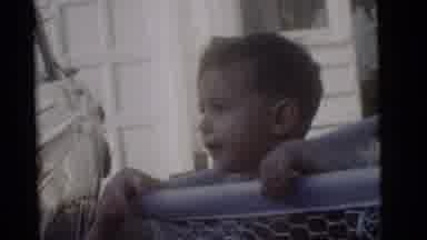Camden New Jersey (1960): Small Boy In Playpen Cuts To Small Girl In Party Hat