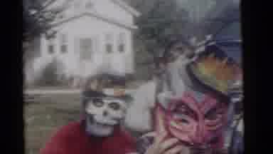 Camden New Jersey (1960): Several White Suburban Kids Try On Different Scary Masks