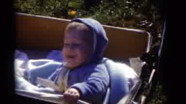 Camden New Jersey (1960): The Little Child Is Playing Very Cute And Smiling Face