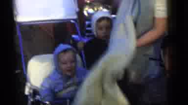 Camden New Jersey (1960): Group Of Kids Outside With Mama Getting Wrapped Because