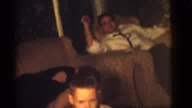 Camden New Jersey (1960): The Whole Family Finally Winding Down After A Festive