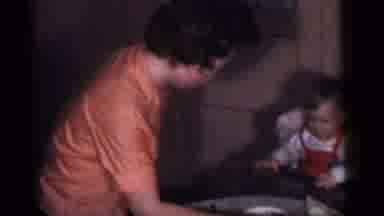 Camden New Jersey (1960): The Parents Are Playing His Child And Using Toys