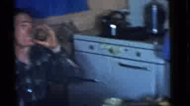 Camden New Jersey (1960): Lunch Between Friends Inside The House With Everyone