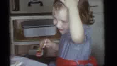 Camden New Jersey (1960): Children's Table At A Party Where The Children Wear