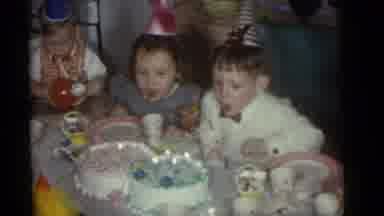 Camden New Jersey (1960): A Group Of Small Children Sitting Around A Table With