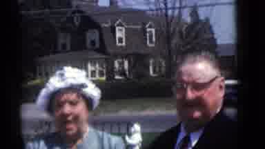 Camden New Jersey (1960): Adults In Formal Attire Including Smiling Bride And