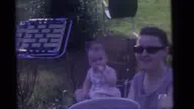 Camden New Jersey (1960): Family Enjoying Time Together Outside At A Picnic