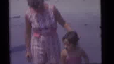 Camden New Jersey (1960): A Person's Are Playing In The Sea Shore They Are Enjoy