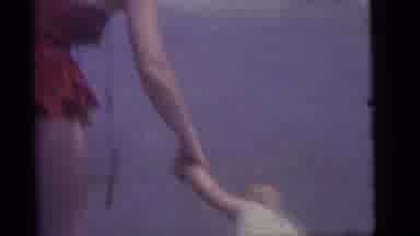 Camden New Jersey (1960): The Mother And Little Daughter Are Doing Very Happily