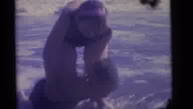 Camden New Jersey (1960): The Little Child Is Very Happily Bathing In The Sea To