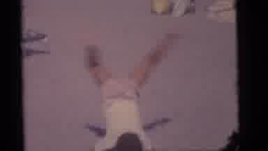 Camden New Jersey (1960): Sandy Beach Boy Does Cartwheels People Walking On The