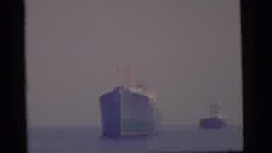 Camden New Jersey US (1960): Daddy's Coming Home Mommy Look At The Two Big Ships