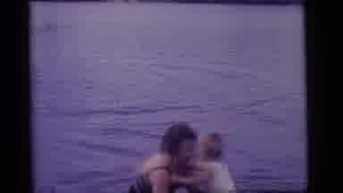 Camden New Jersey US (1960): The Persons Are Well Playing In The Water Doing