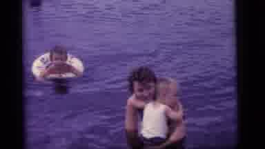Camden New Jersey US (1960): The Persons Are Doing Swimming In The Water Very