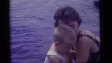 Camden New Jersey US (1960): The Children Taking Swimming Practise And Also The