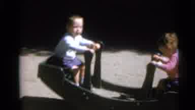 Camden New Jersey USA (1960): People Playing Together At Playground