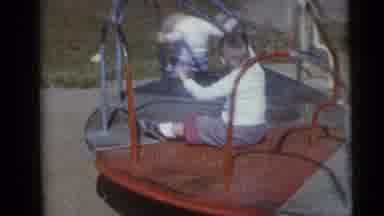 Camden New Jersey USA (1960): A Two Small Boys Were Playing In The Wheel Rode In