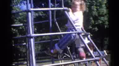 Camden New Jersey USA (1960): A Little Boy Playing And Enjoying In Garden
